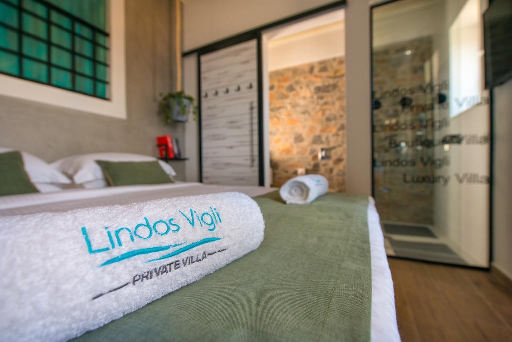 Lindos Vigli Private Villa Bagian luar foto