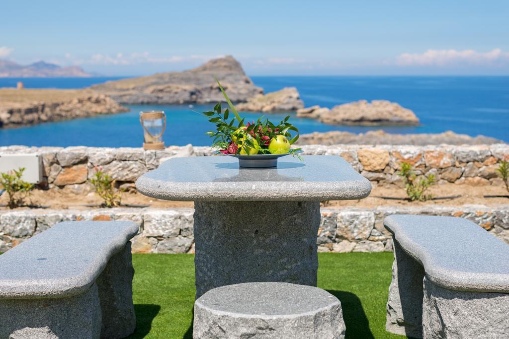 Lindos Vigli Private Villa Bagian luar foto