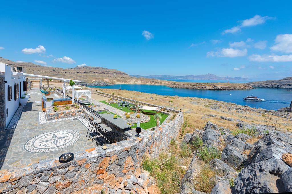 Lindos Vigli Private Villa Bagian luar foto