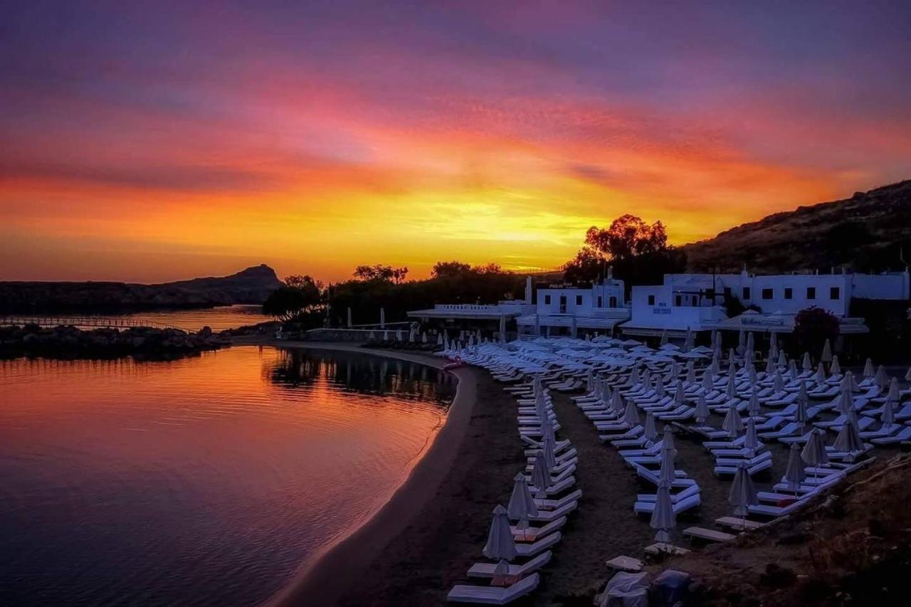Lindos Vigli Private Villa Bagian luar foto